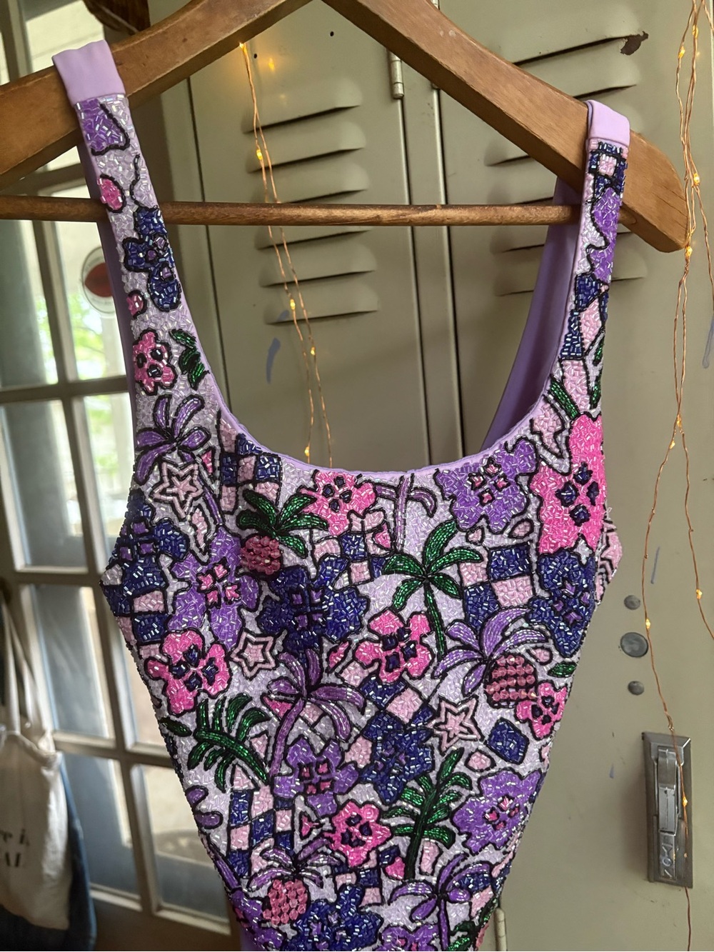 Oceanus Fia Hand-Beaded One Piece Swimsuit NWOT - Picture 7 of 16